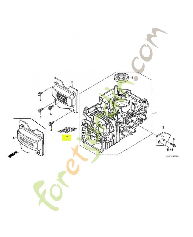 Bougie d'allumage (bpr5es ) Bougie d'allumage (bpr5es )