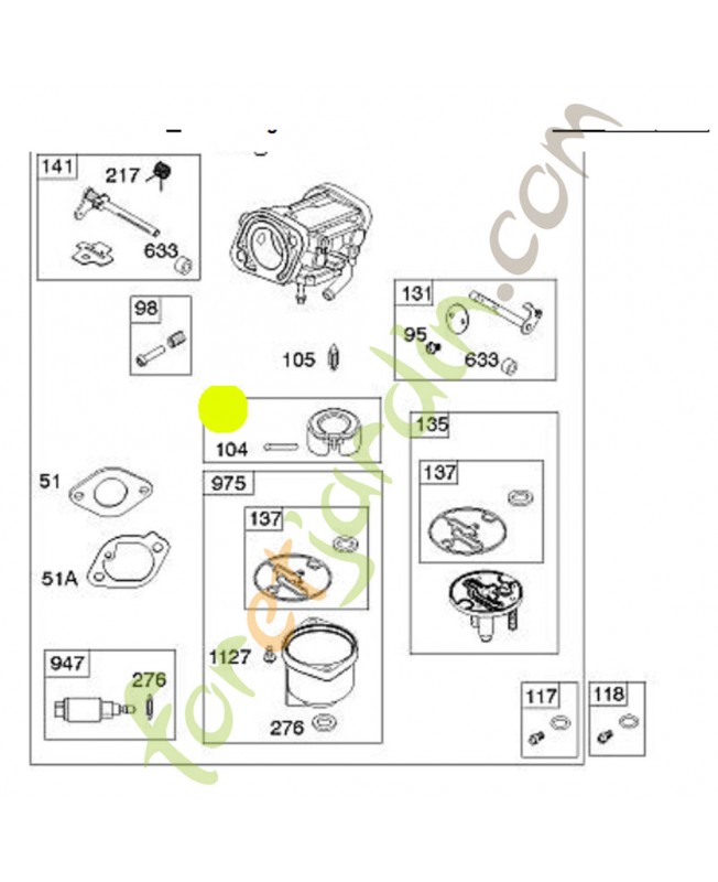 694914 Flotteur carburateur