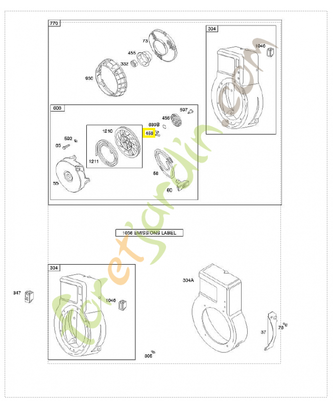 281505s Jeu 2 Cliquet de lanceur stihl réf: 0003-000-0095 en stock