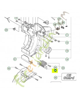 Guide Husqvarna ref. 544238201