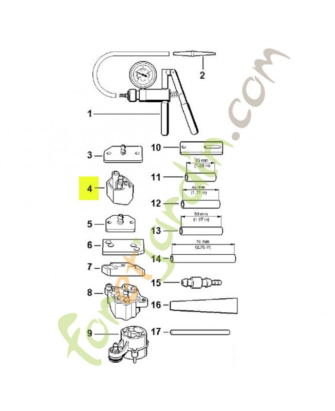 Bride contrôle étanchéité 1118-850-4200. Pièce détachée Stihl / Vicking Bride contrôle étanchéité 1118-850-4200. Pièce détachée Stihl / Vicking