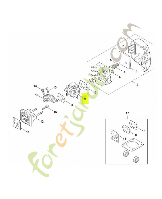 Carburateur c1q-s 282