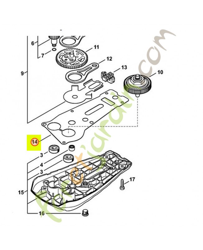 Joint stihl réf. 4869-649-0300