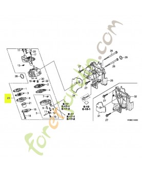 Ens. carburateur (wyb 6d)