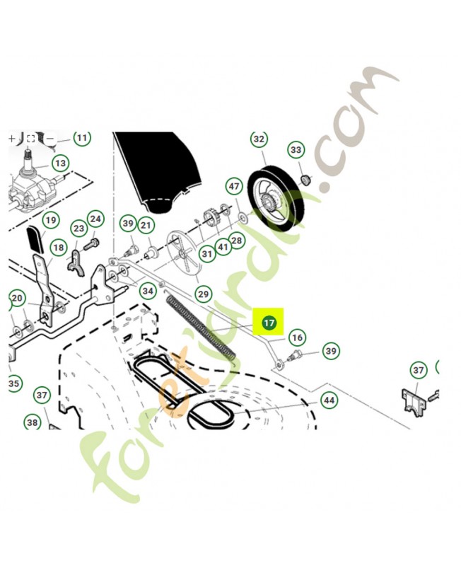 Ressort husqvarna réf: 532409616