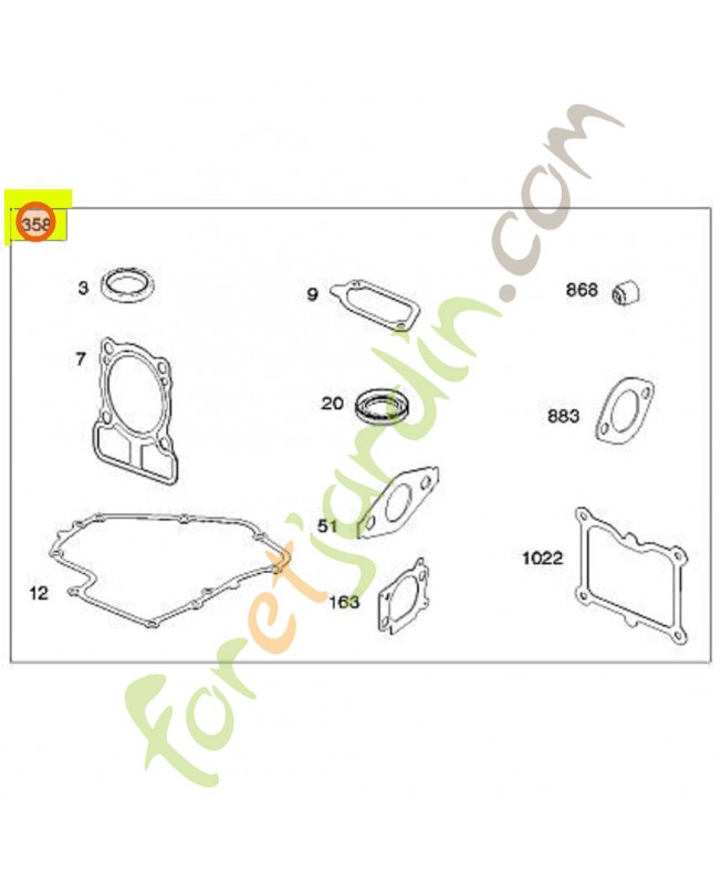 793623 Jeu de joints moteur