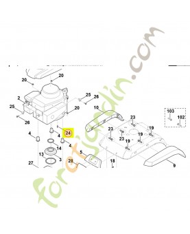 Clavette demi-lune 4x6