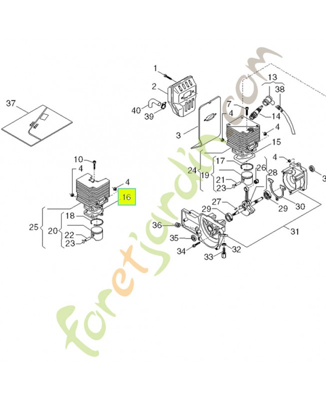 Joint de cylindre  Honda AL3724000