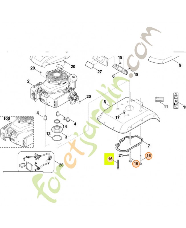 Vis a six pans m8x85