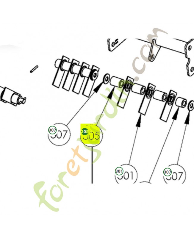 Rondelle d'espacement 588823601