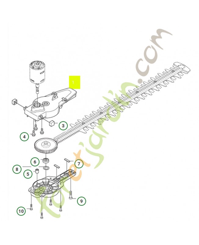 Couvercle de réducteur Husqvarna 534994801