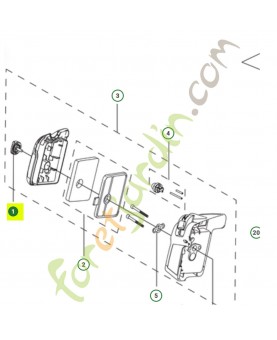 Vis de fermeture de couvercle