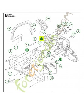 Vis Husqvarna réf. 535395201