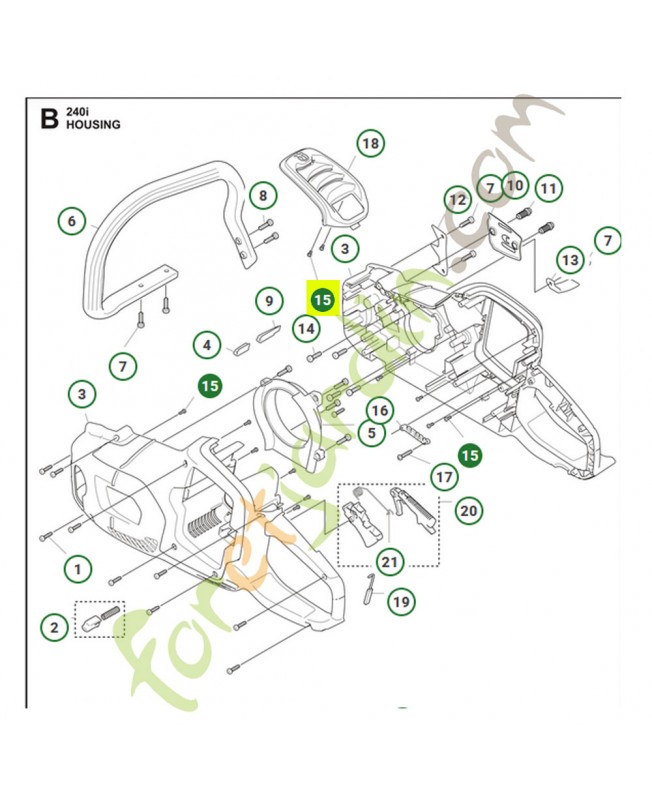 Vis Husqvarna réf. 535395201