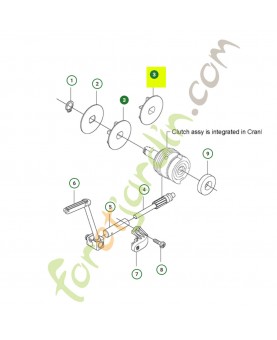 Pignon etoile 1/4"m - 9t