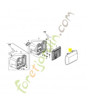 Couvercle de filtre a air
