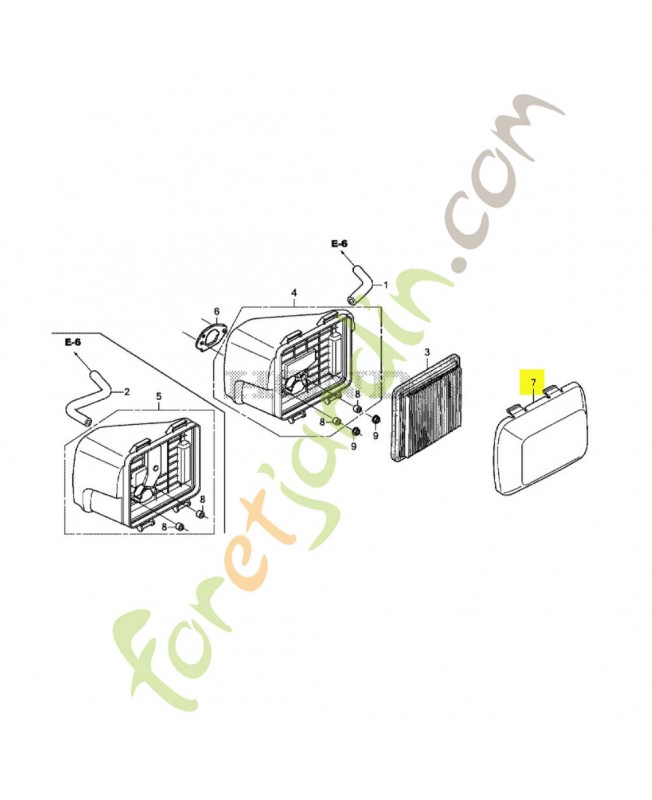 Couvercle de filtre a air