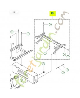 Support 535593301 - Pièce détachée Husqvarna