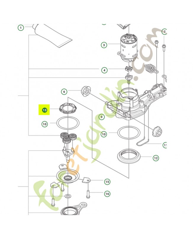Plaque de protection 535604601- Pièce détachée Husqvarna