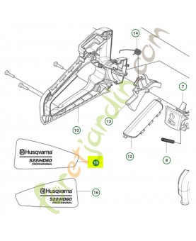 Autocollant 536291301 - Pièce détachée Husqvarna
