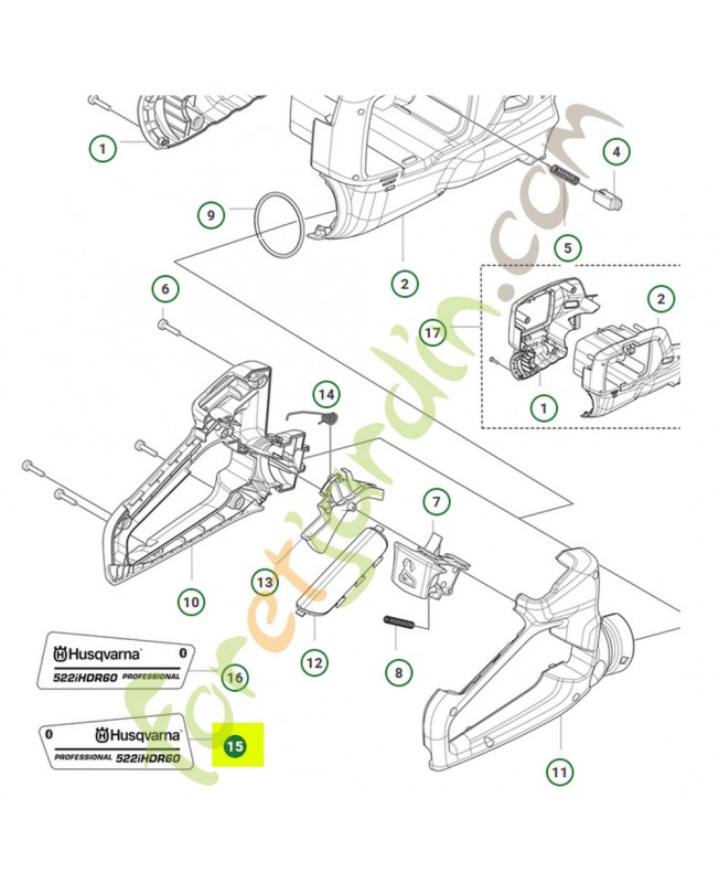 Autocollant 522ihdr60 w