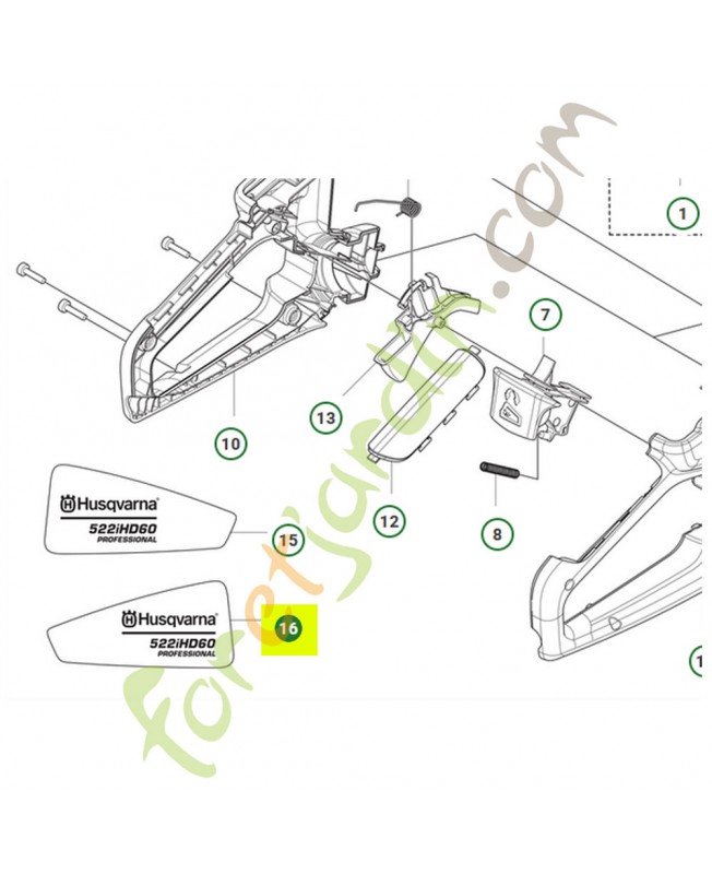 Autocollant 522ihd60 w