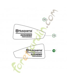 Autocollant  522ihdr60