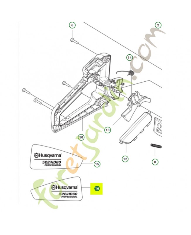 Autocollant 522ihd60 w