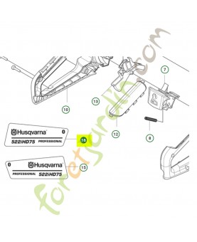 Autocollant 522ihd75 w