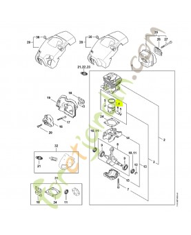 Segment de piston ø 37x1,2 mm 1148-034-3001 - Pièce détachée Stihl