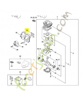 Joint référence 1148-129-0903 - Pièce détachée Stihl