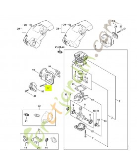 Vis à six pans m5x55 référence 0000-951-0503 - Pièce détachée Stihl