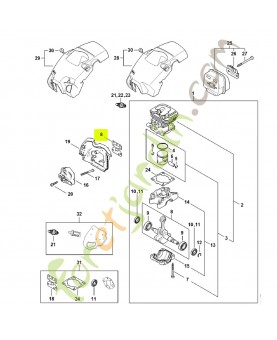 Joint référence 1148-129-0903 - Pièce détachée Stihl