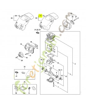 Vis 9022-346-1031- Pièce détachée Stihl