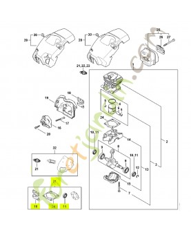 Jeu de joints 1148-007-1600- Pièce détachée Stihl