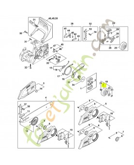 Pignon 3/8"p 6 dents 1148-640-2000 - Pièce détachée Stihl