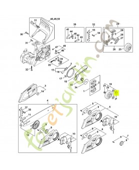 Circlips 8 x 1,3 9460-624-0801- Pièce détachée Stihl