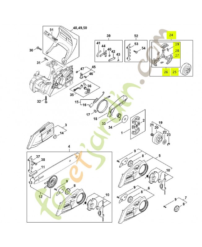 Jeu de pièces pignon 1/4“ 8 dents 1148-007-1002 - Pièce détachée Stihl Jeu de pièces pignon 1/4“ 8 dents 1148-007-1002 - Pièce détachée Stihl