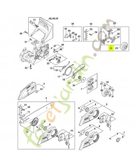 Embrayage stihl 1123-160-2050