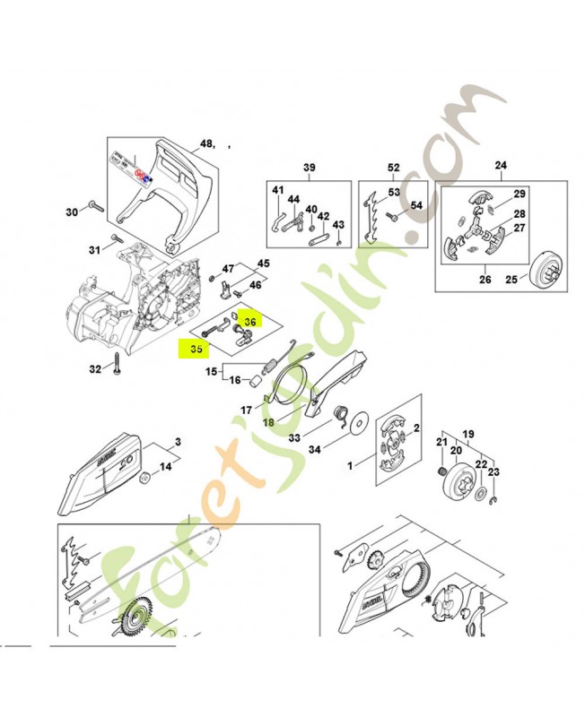 Tendeur de chaîne stihl ref. 1148-660-0701