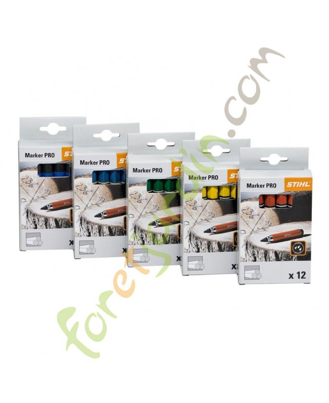 Boite craies de marquage Bleue Stihl référence 0000-881-1500