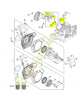 Module d'allumage 1148-400-1303 - Pièce détachée Stihl