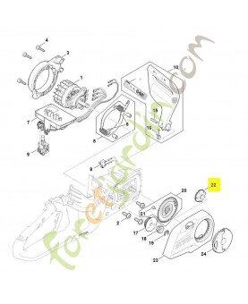 Molette de tension Stihl ref. 1123-648-2202