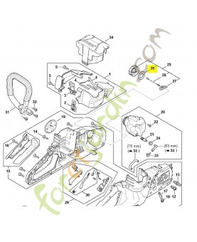 Anneau de joint Stihl Réf 0000-359-1240