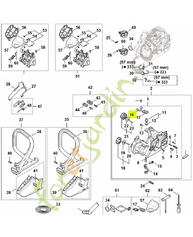 Tuyau 1148-358-7700- Pièce détachée Stihl