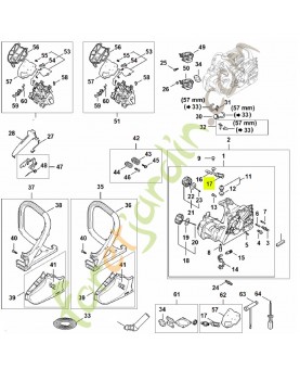 Crépine d'aspiration 0000-350-3500 STIHL