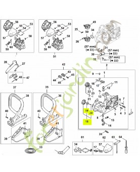 Bouchon de réservoir 0000-350-0546 - Pièce détachée Stihl