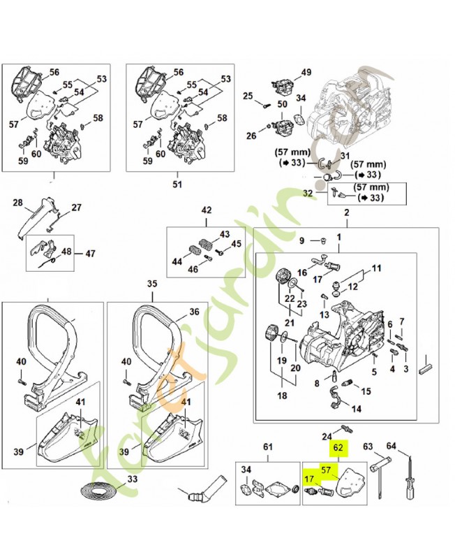 Kit de maintenance 18 référence 1148-007-4100