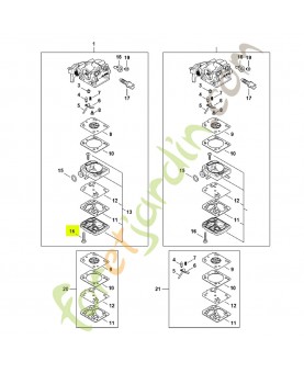Vis d'assemblage Z000-710-Z005- Pièce détachée Stihl