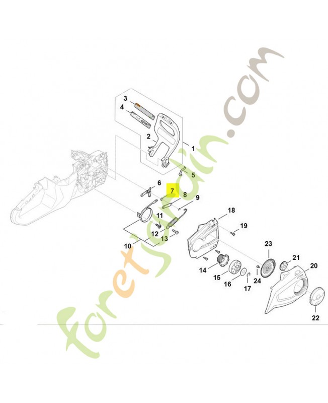 Rondelle Stihl Réf 0000-958-0521